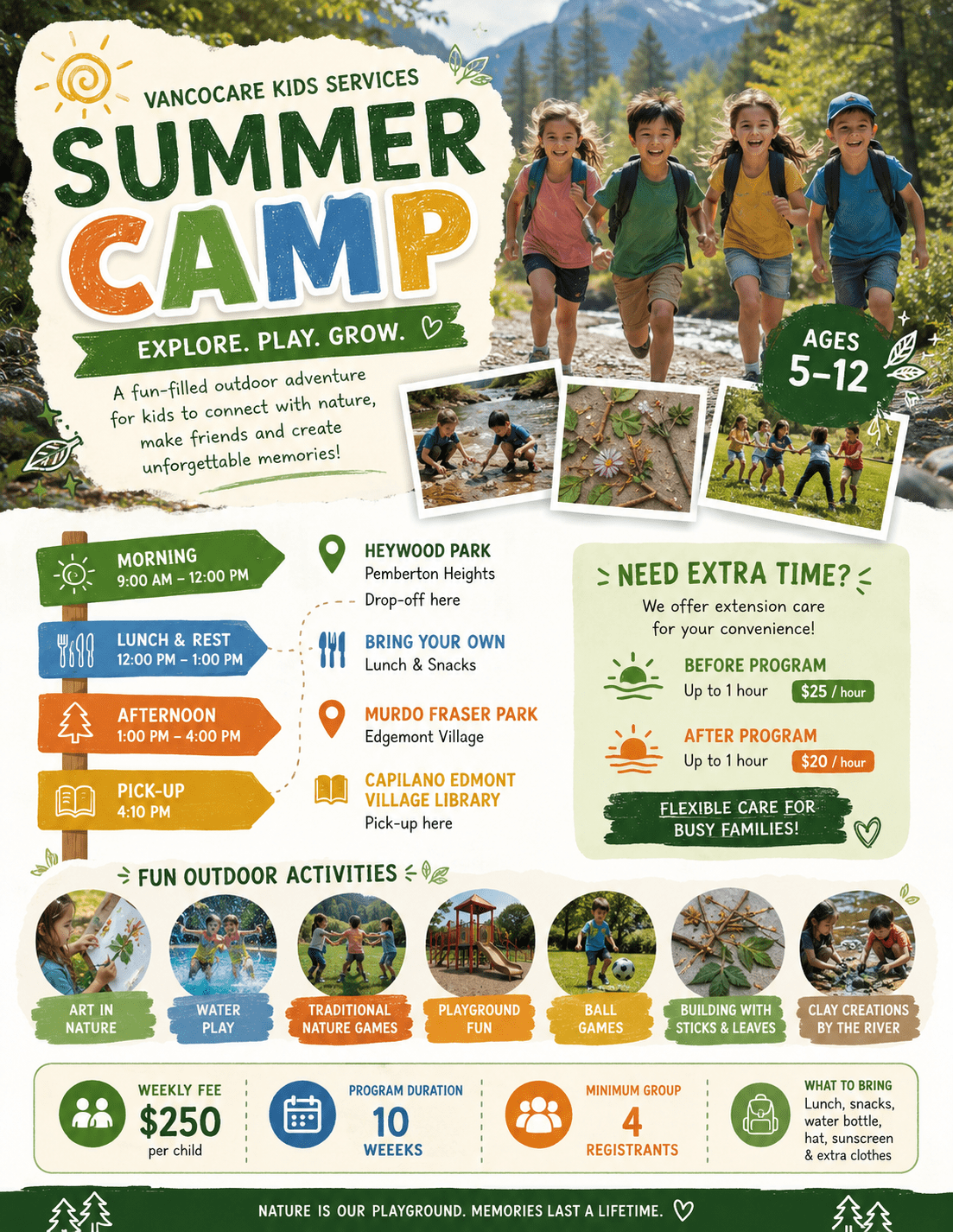 VancoCare Kids Services Summer Camp